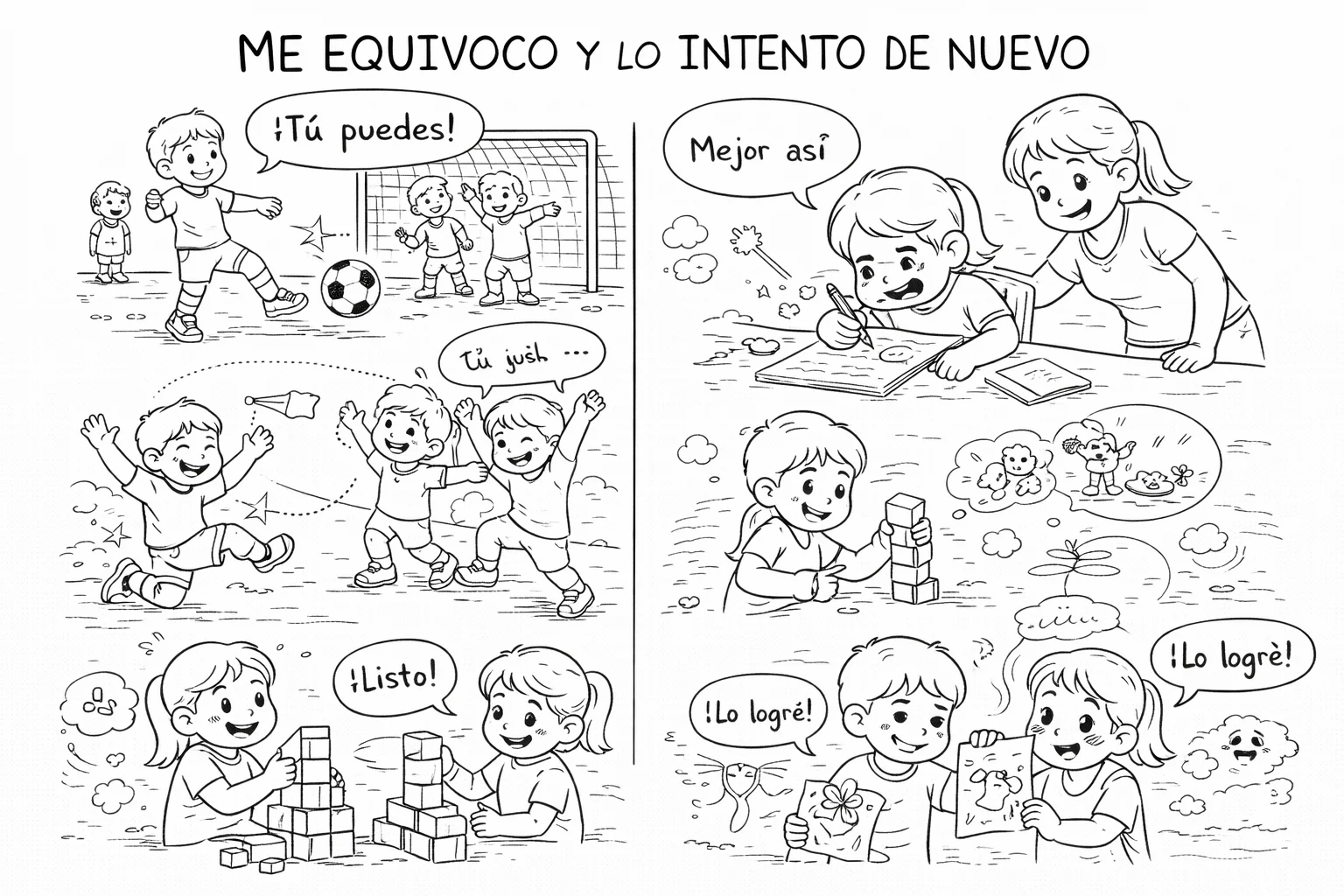 Me equivoco y lo intento de nuevo