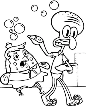 calamardo con la maestra de manejo 