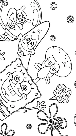 personajes de bob esponja para imprimir