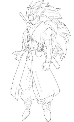 sayayin fase 4 sin cejas de goku