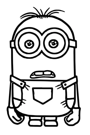 minion sosprendido y triste