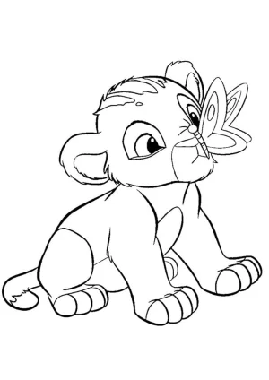 simba bebe del rey leon