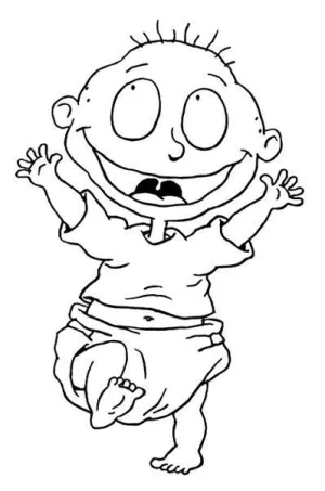 tommy feliz y sonriendo