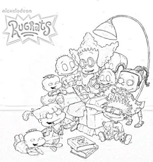 todos los personajes principales de rugrats