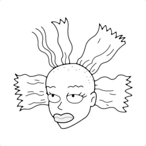 cabeza de la muneca de angelica