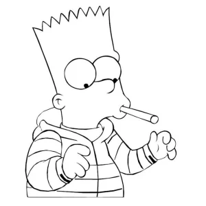 bart simpson con sueter