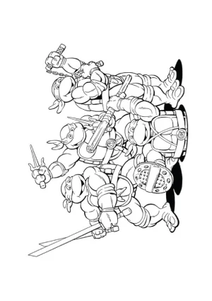 17 tortujas ninjas