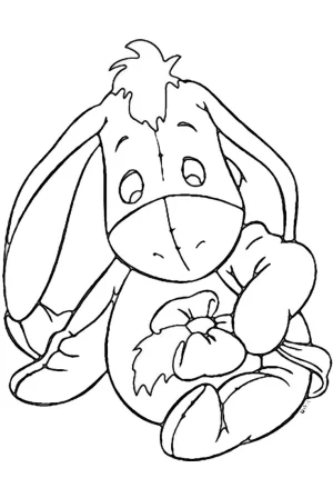 igor sentando version chibi o tierna para imrpesion y colorear